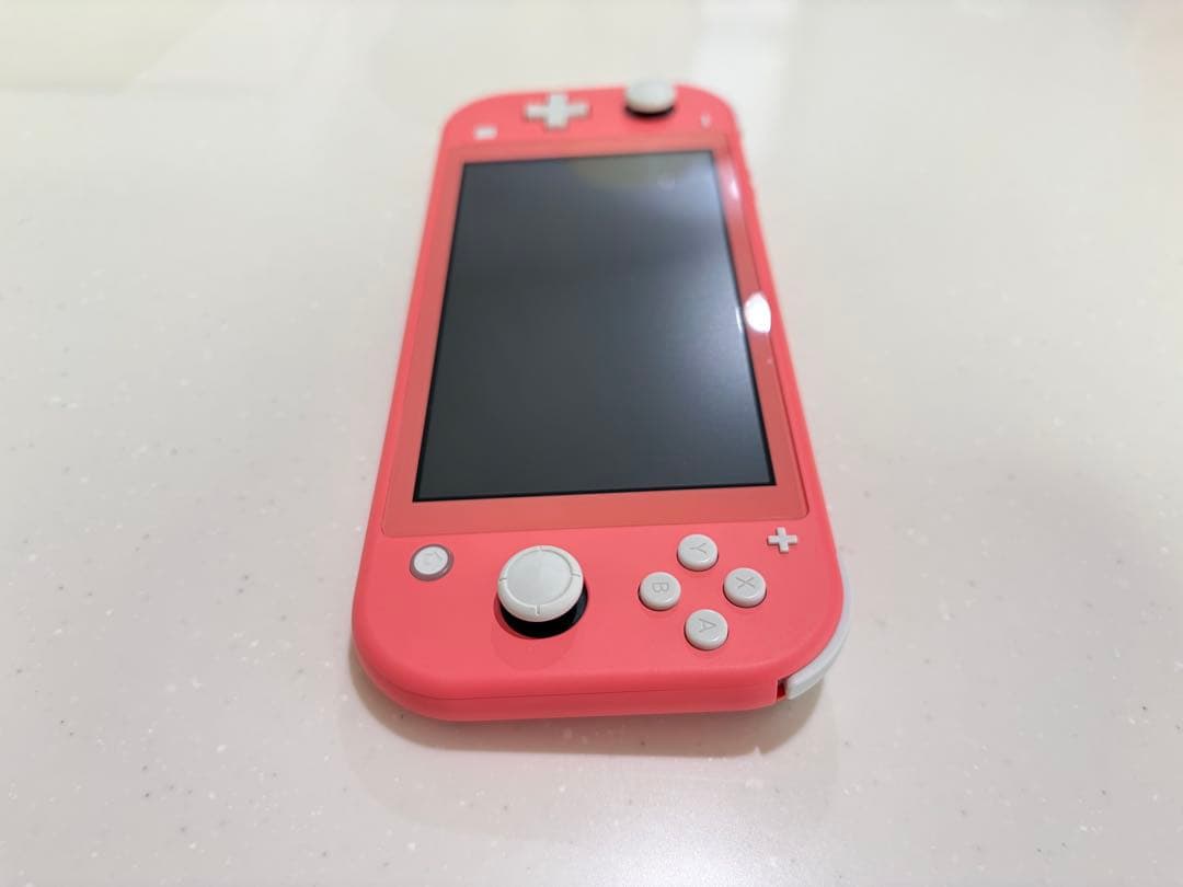 Nintendo Switch Lite ピンク 本体 充電器付き - メルカリ