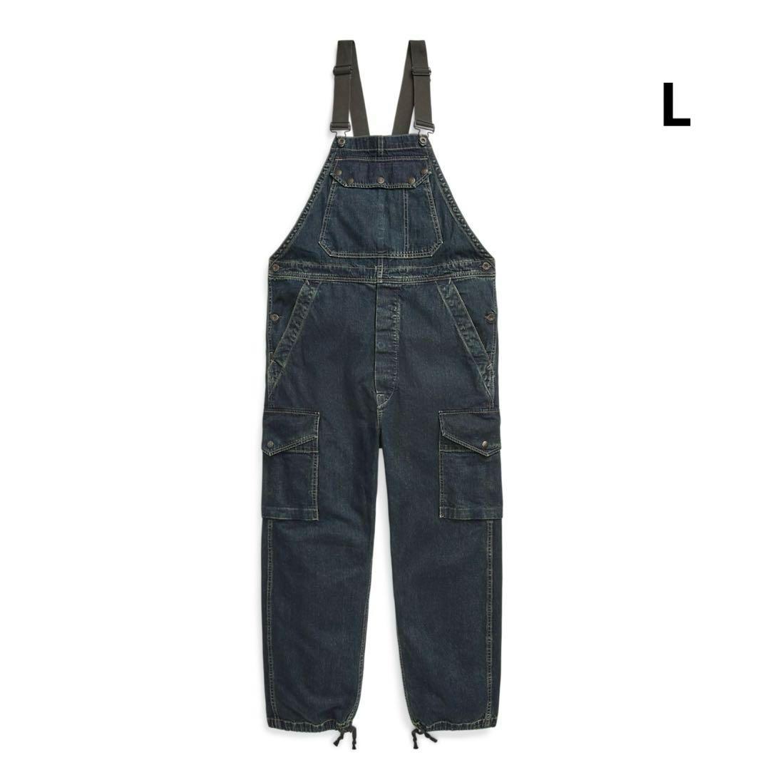 24FW 新品 RRL デニム カーゴ オーバーオール ダブルアールエル L RRL - 24FW 新品 RRL デニム カーゴ オーバーオール ダブルアールエル