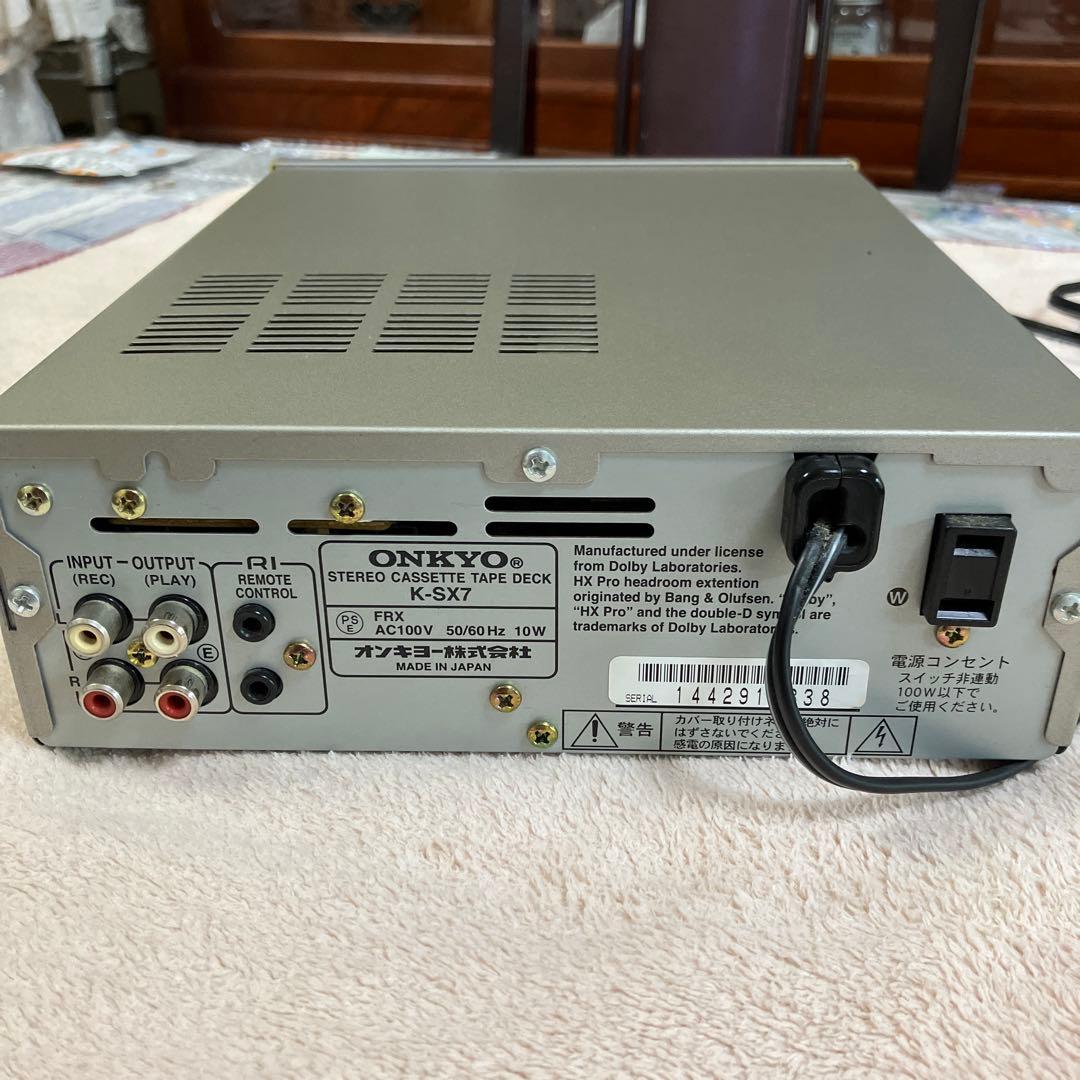 オンキョーカセットデッキK-SX7 - メルカリ