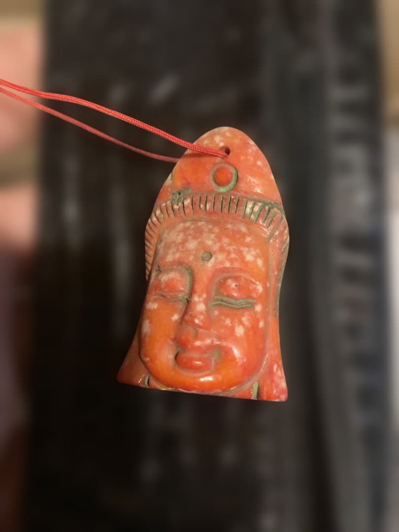 赤珊瑚　根付　仏 日本 高知産赤珊瑚 枝の根付 （3個付） 開運 お守り 厄除け 『宝石