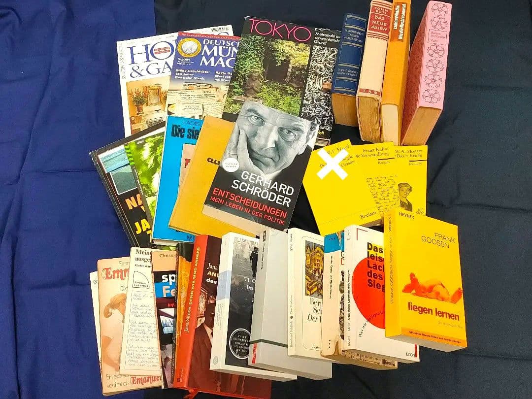 【ドイツ語書籍、雑誌まとめ】写真1枚目は全体。2枚目以降は詳細 ※バラ応相談 ドイツ語、私の好きなことば