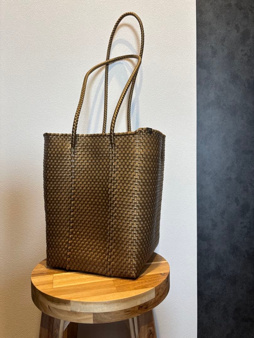 Letra レトラ　メルカドバッグ　バケット　ロングハンドル ゴールド 楽天市場】Letra レトラ メルカドバッグ ロングハンドル バケツ 肩がけ