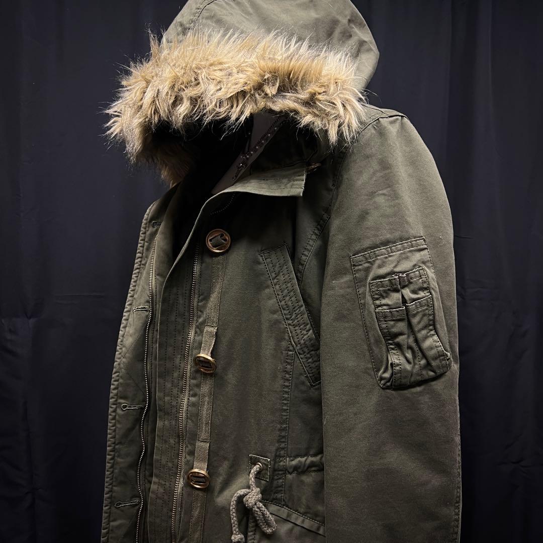 フェアリーグランジ 平成ギャル y2k モッズコート ファー付き