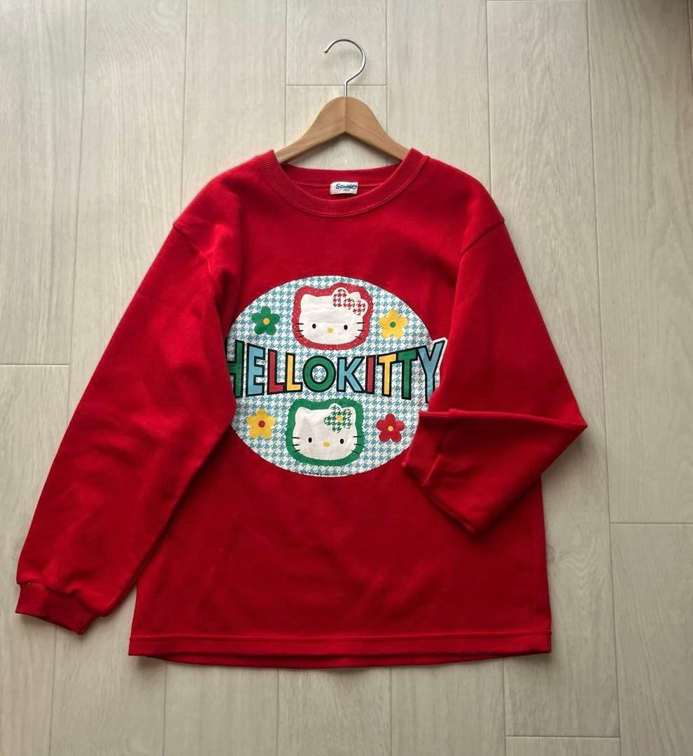 vintage HELLO KITTY ハローキティ90年代スウェットトレーナー - メルカリ