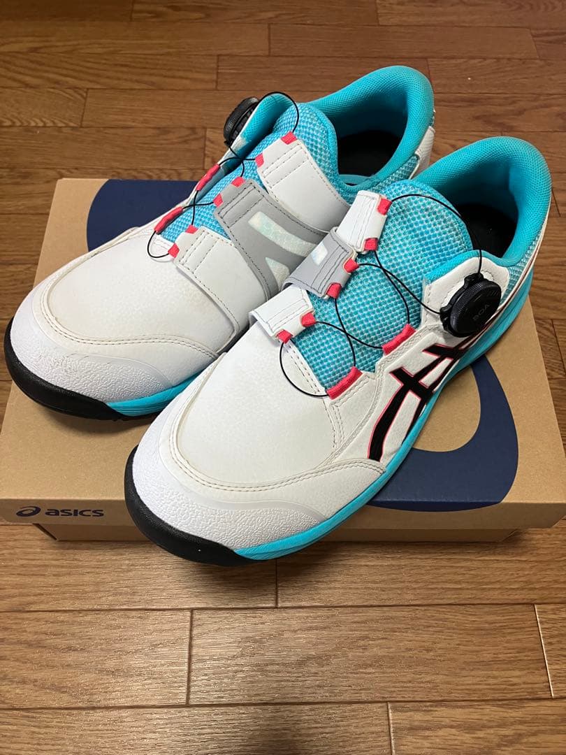 ASICS WINJOB CP309 BOA 27.0cm安全靴 ホワイト 安全靴 アシックス asics スニーカー ウィンジョブ CP309 BOA