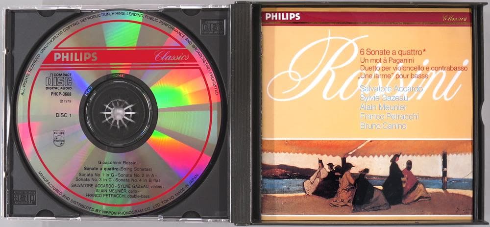 2CD) アッカルド 『ロッシーニ：弦楽ソナタ』 PHCP-3608～9 - メルカリ