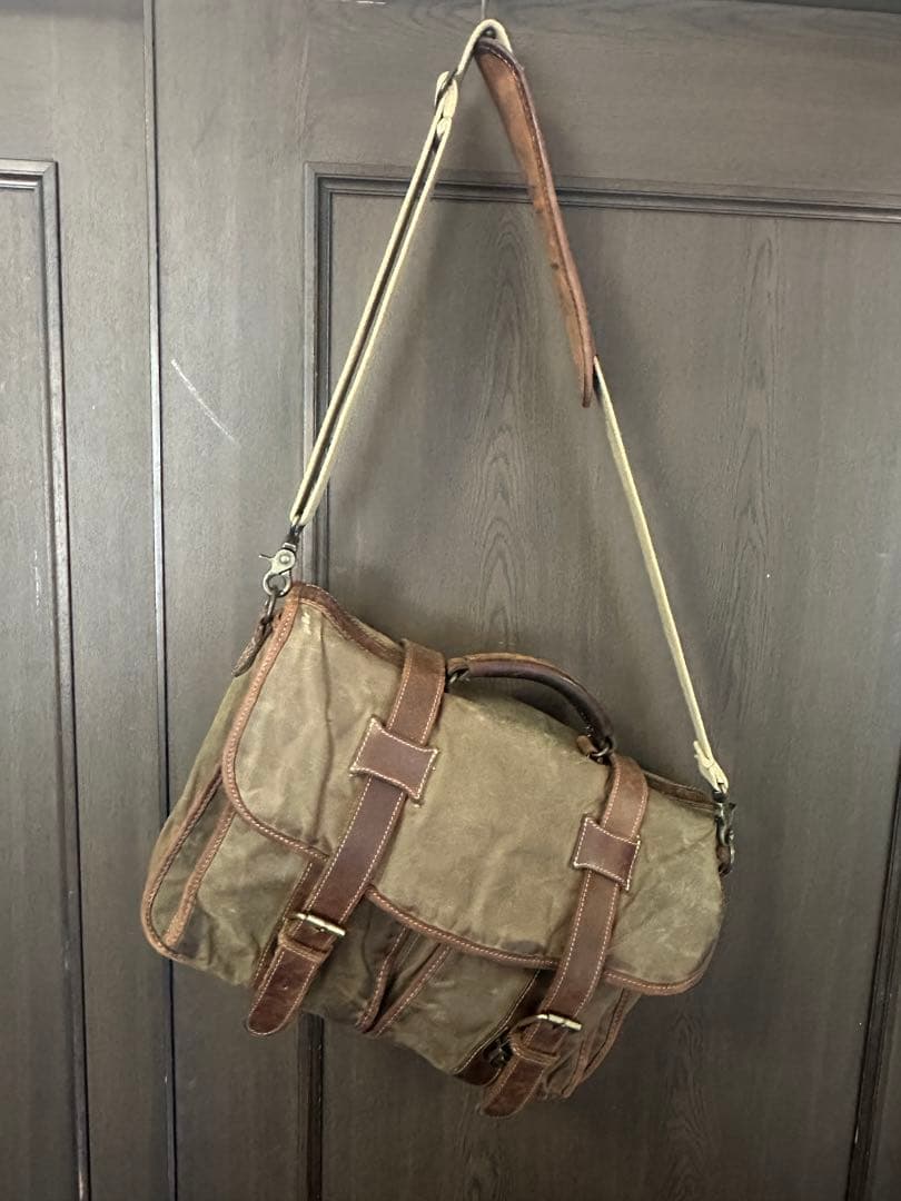 シュレジンジャー（Schlesinger）ワックスド・キャンバス・バッグ ワックスド・キャンバス・メッセンジャーバッグ -ハーレーダビッドソン