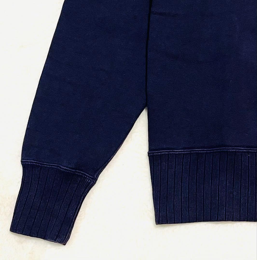 リアルマッコイズ 両Vガゼット スウェット トレーナー ネイビー L