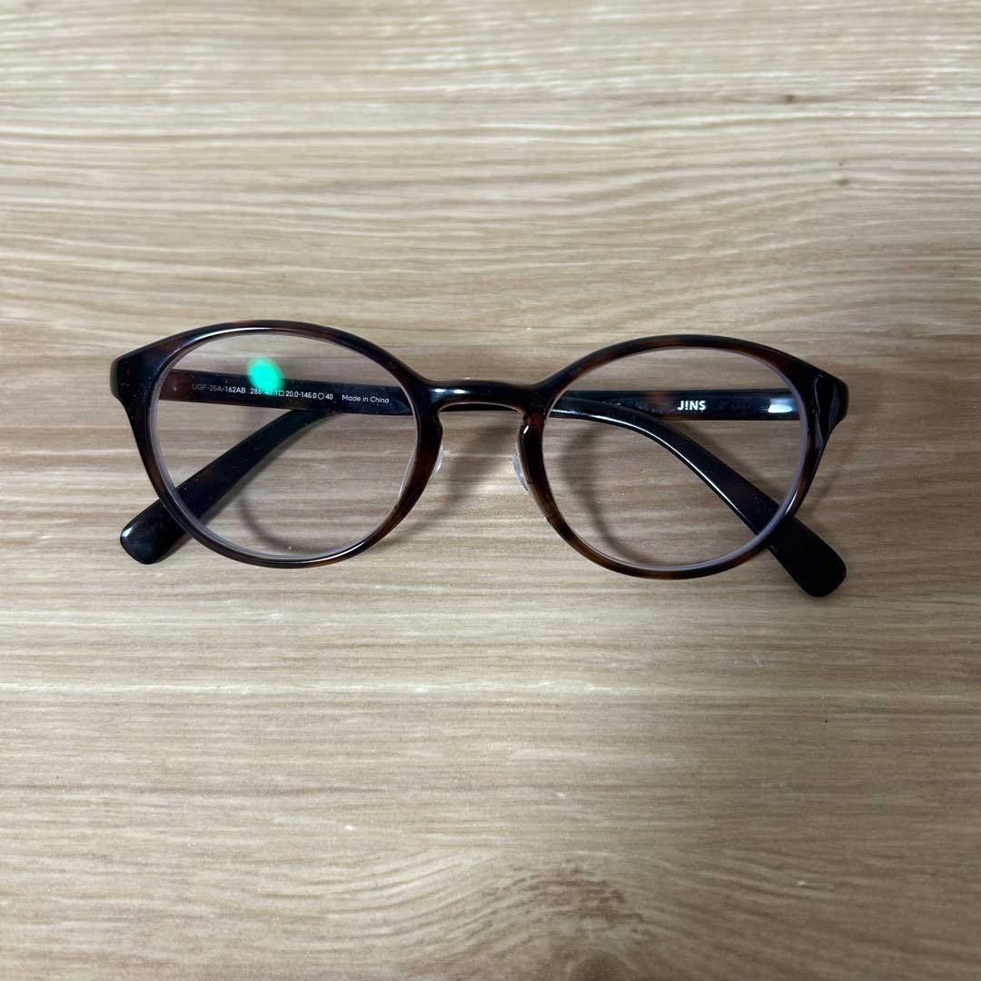 JINS メガネ UGF-25A-162-286 レンズ交換可 ブルーライト - メルカリ