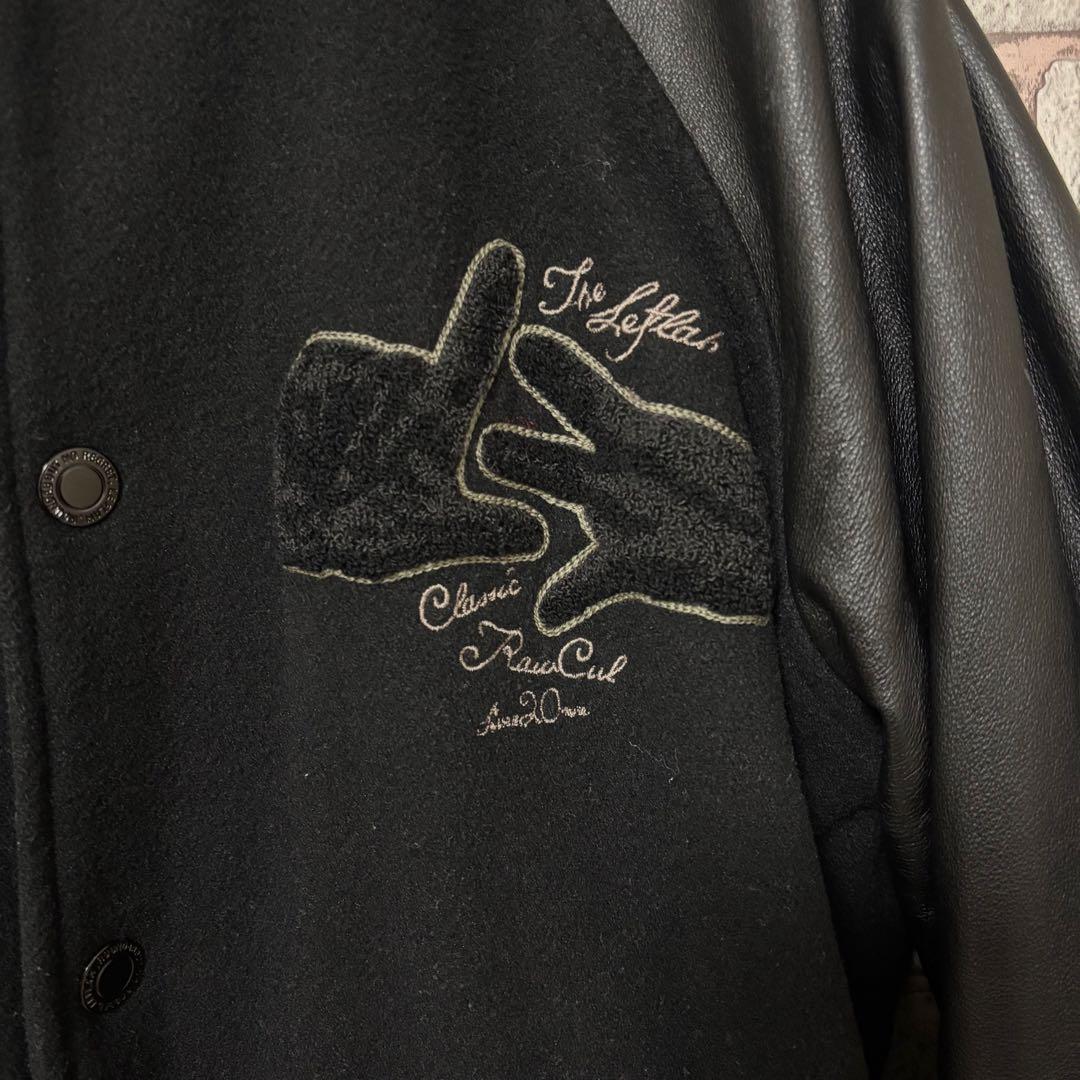激レア】LEFLAH レフラー スタジャン L 刺繍 本革 ブラック - メルカリ