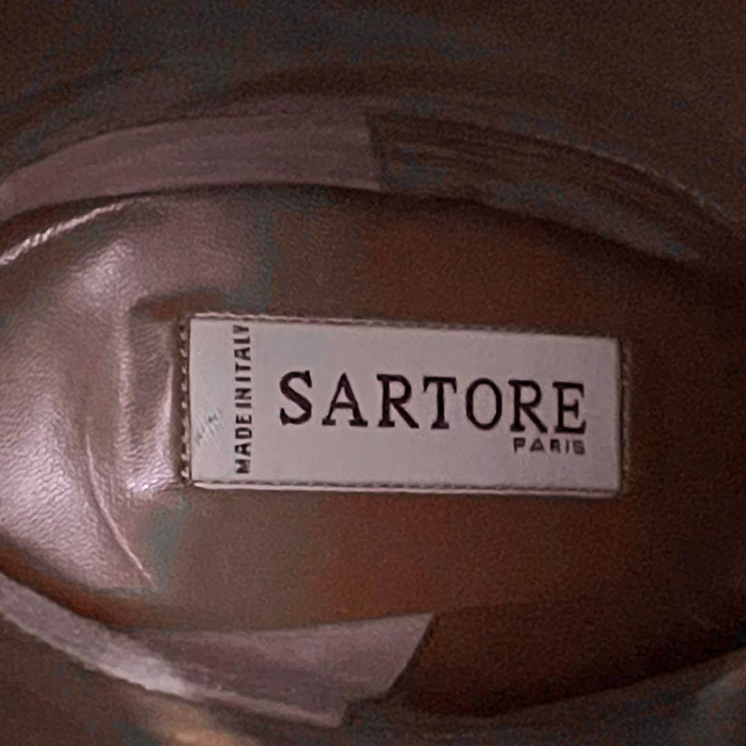 《未使用品》 サルトル ロング 乗馬 ブーツ ジョッキー ブラウン 36 1/2