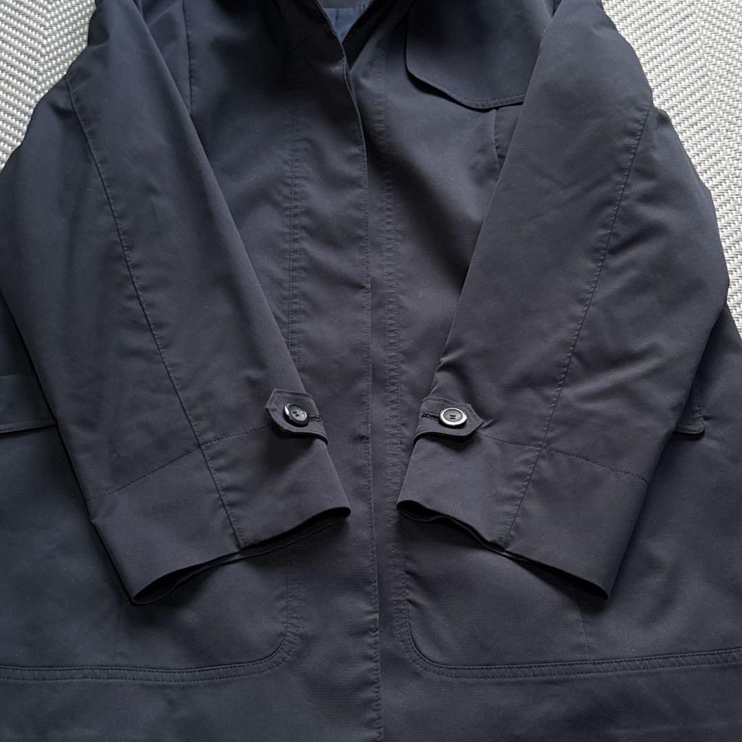 極美品 レリアン 現行モデル モッズコート フード ネイビー 大きい