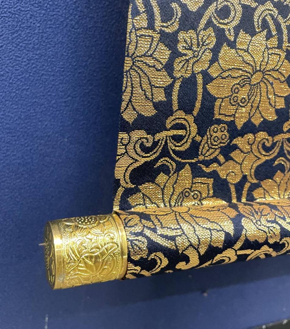 真作/西国三十三ヶ所霊場集印肉筆掛軸/西国三十三