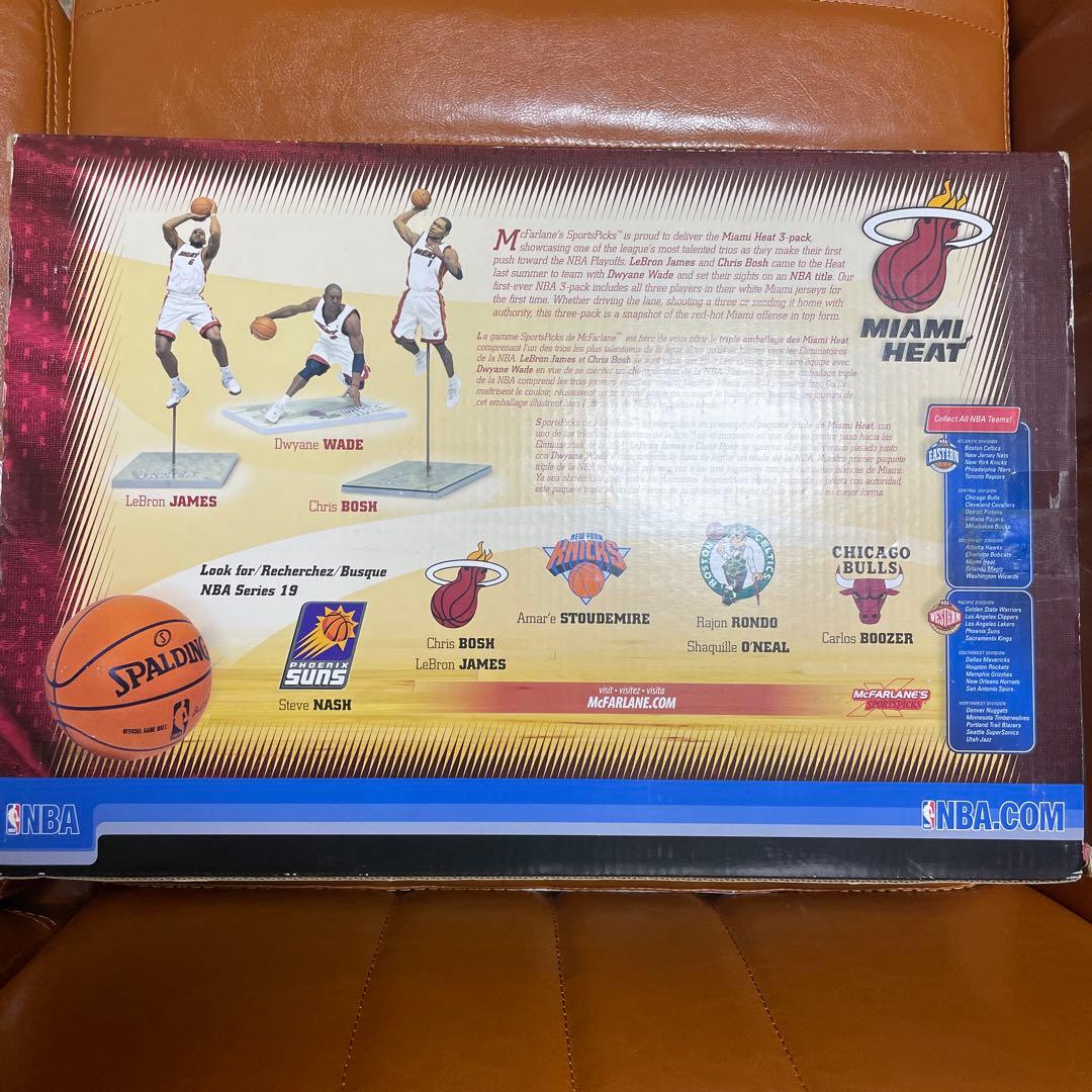 NBA マイアミヒート BIG3 フィギュア 3体セット レブロン・ジェームズ