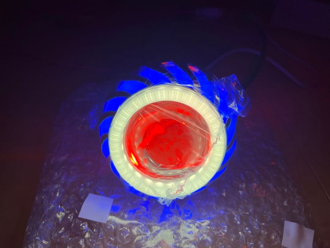 アドレスv125G 白青イカリングヘッドライト V125 CF46A CF4EA - メルカリ