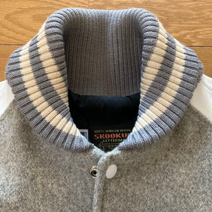 スクーカム スタジャン アメリカ製 ラグラン アワードジャケット