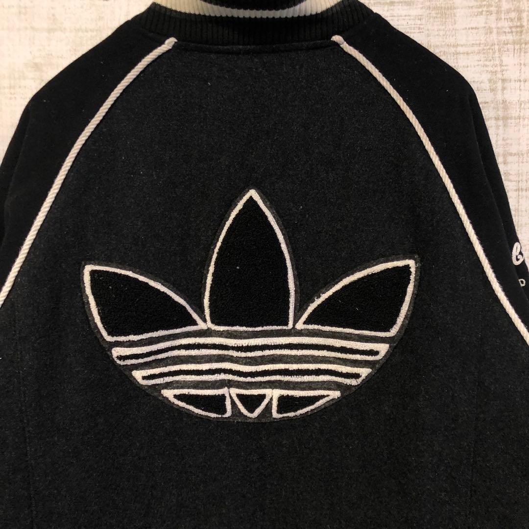 限定】adidas スタジャン ボアXL ブラック 刺繍 - メルカリ