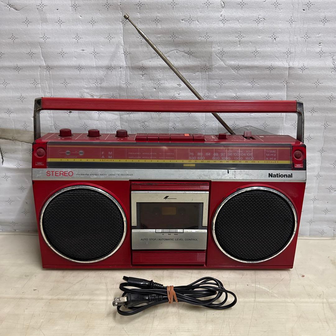 National RX-4940 ナショナル ラジカセ 赤 昭和レトロ Yahoo!オークション -「rx-4940」の落札相場・落札価格