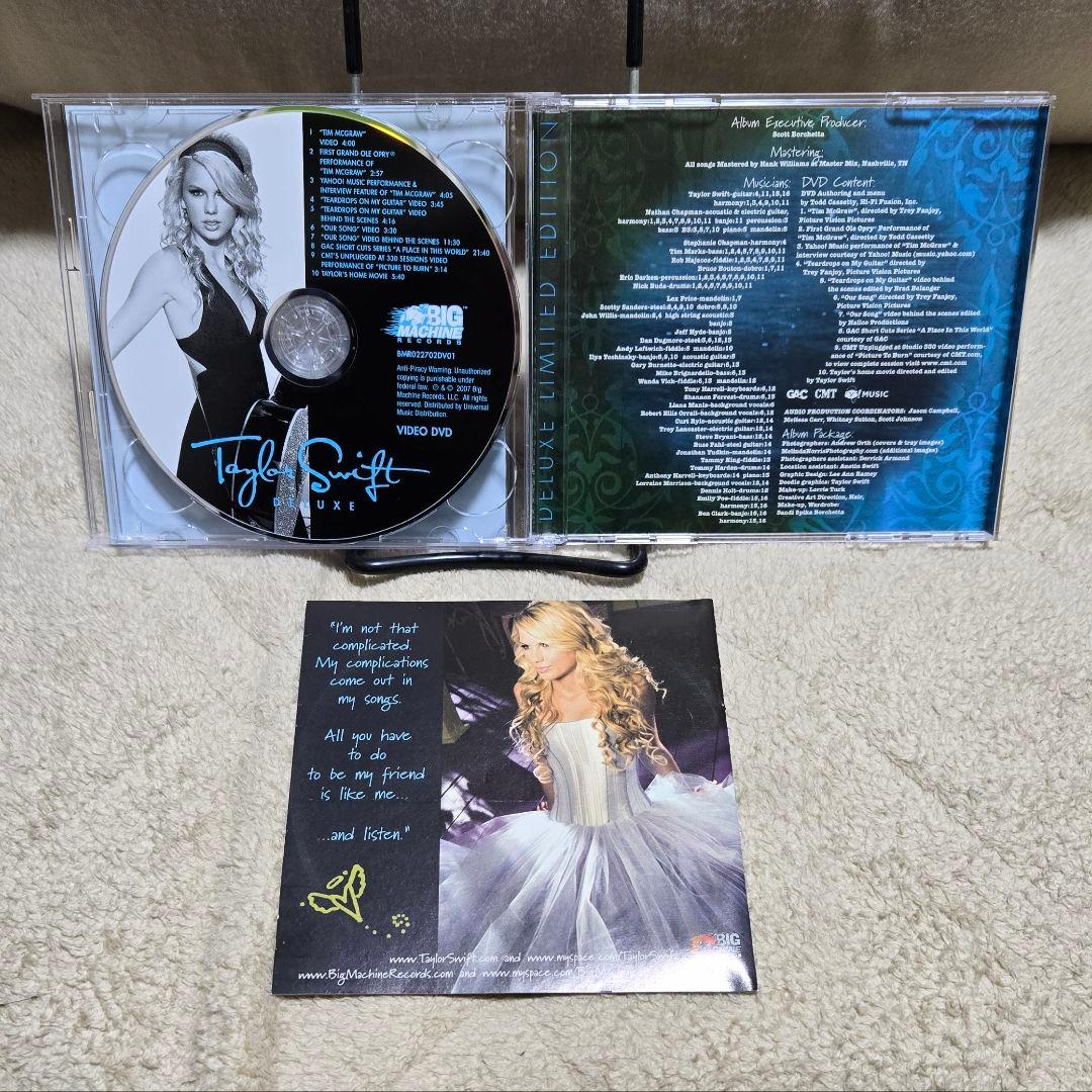 Taylor Swift 1st DELUXE 輸入盤 CD DVD - メルカリ