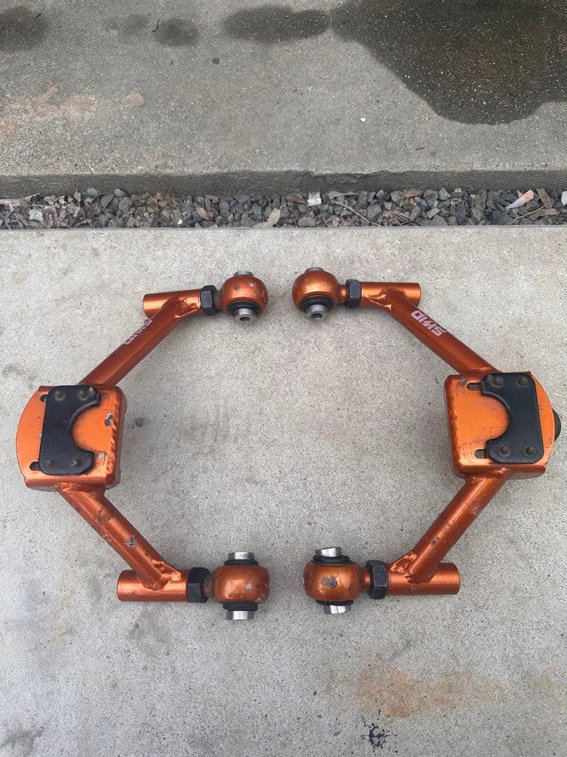 SKID RACING 16アリスト用　調整式フロントアッパーアーム 楽天市場】車検OK 16アリスト 鬼キャン アッパー アーム フロント 調整