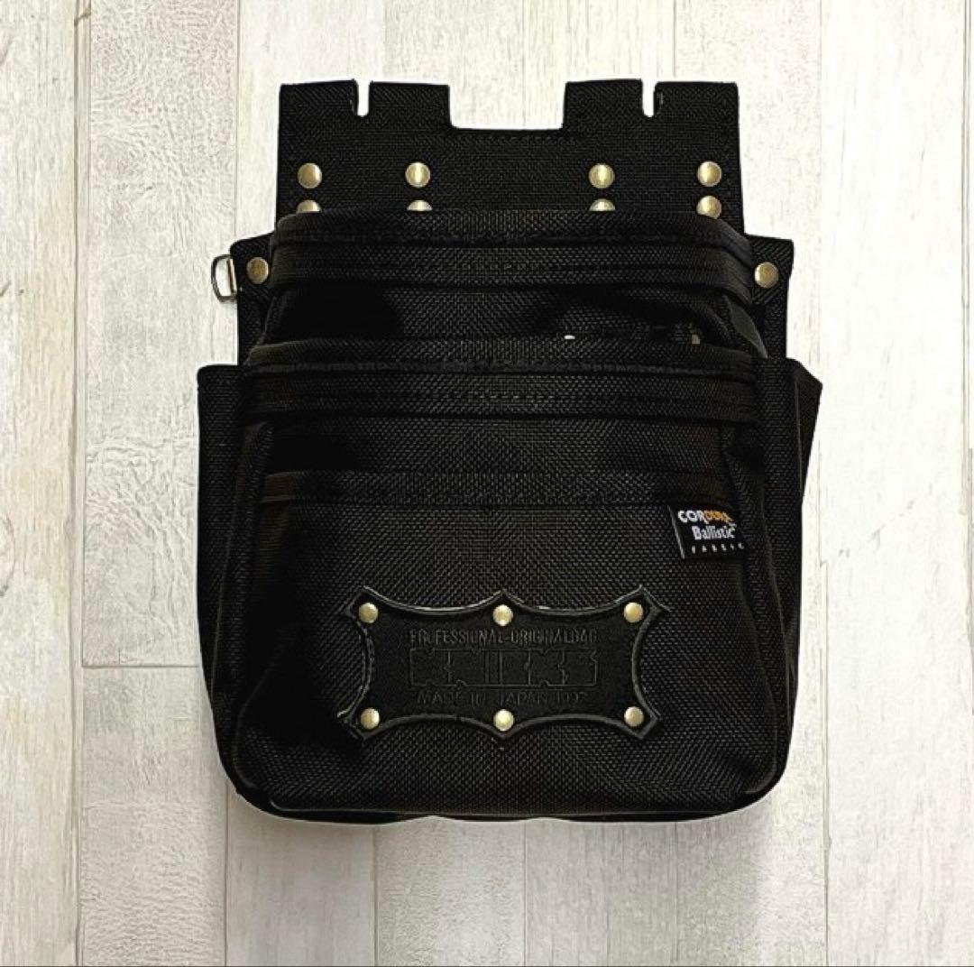 ニックス　KNICKS 3段腰袋　未使用　バリスティック 楽天市場】[即日出荷] KNICKS ニックス 総ヌメ革使用3段腰袋 [バリ