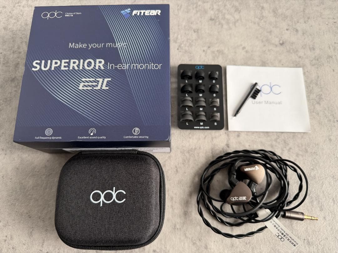 qdc SUPERIOR EX + HSE-AD03-pnk (ピダック) 送料無料】ピエール中野監修 Type-C to 3.5mm 変換アダプタ 「HSE-AD03