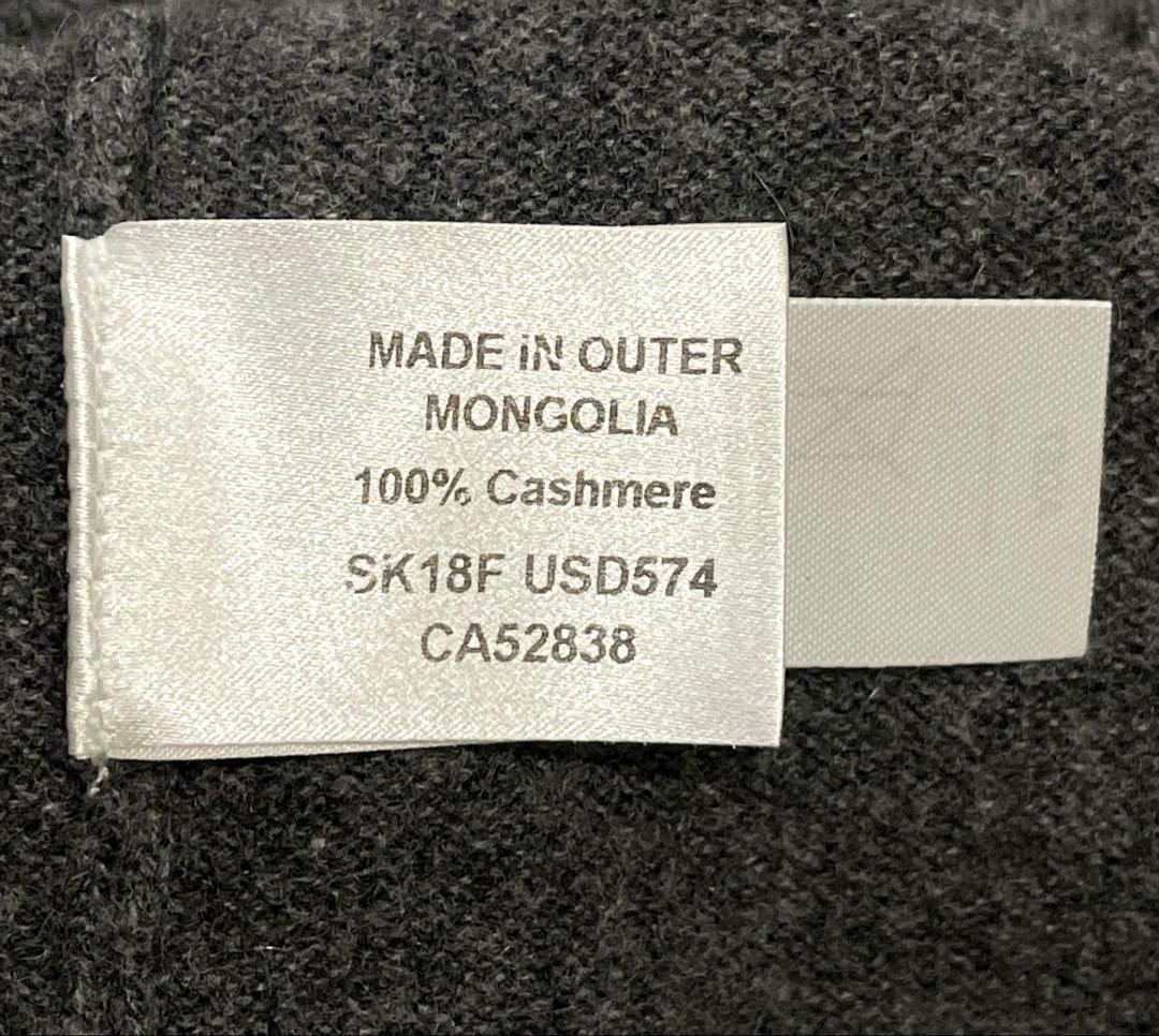 dunhill モンゴル製 カシミヤ100% ジップアップ セーター L相当 - メルカリ