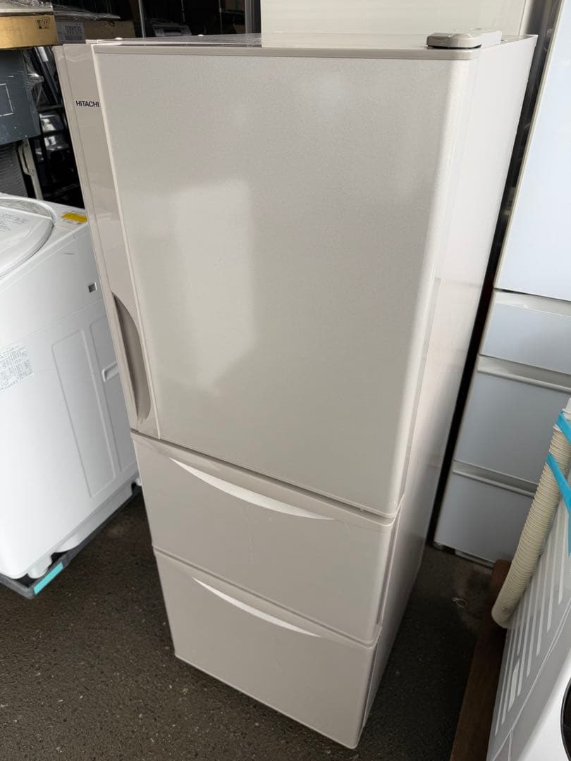 直接引き取り限定!!HITACHI 日立 265L 冷凍冷蔵庫 R-27GV 動作品◇2017