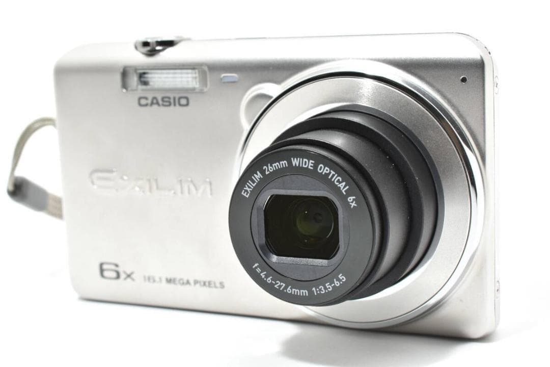 極美品 カシオ CASIO EXILIM EX-ZS26 シルバー ＃A350 - メルカリ