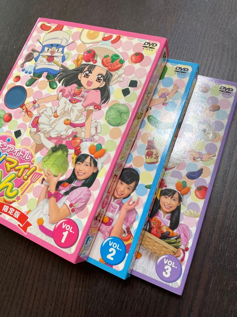 限定版「クッキンアイドル アイ!マイ!まいん!」Vol.1、2、3 DVD 限定版「クッキンアイドル アイ!マイ!まいん!」Vol.1、2、3 DVD - メルカリ
