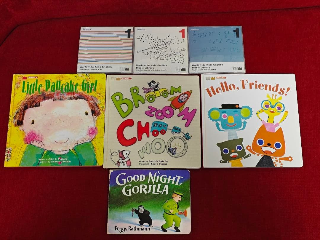 ワールドワイドキッズ 英語絵本とCD、DVDセット(STAGE1〜6) - メルカリ