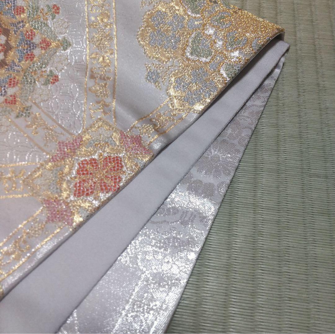 西陣織　六通柄袋帯　嵯峨羅豊彩華文　着物　フォーマル