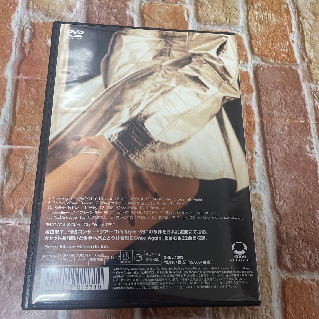 希少価値 邦楽dvd IT's style 95 松田聖子 DVD - メルカリ