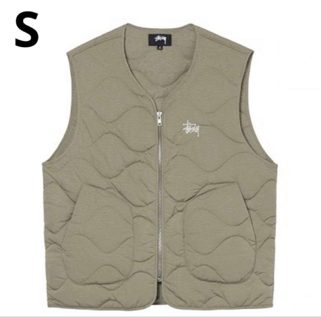 STUSSY RECYCLED NYLON LINER VEST サイズS Recycled Nylon Liner Vest – Premier