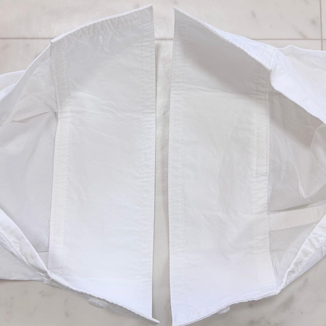 極美品✨ビアズリー シャツチュニック ロングシャツ 白シャツ オーバー