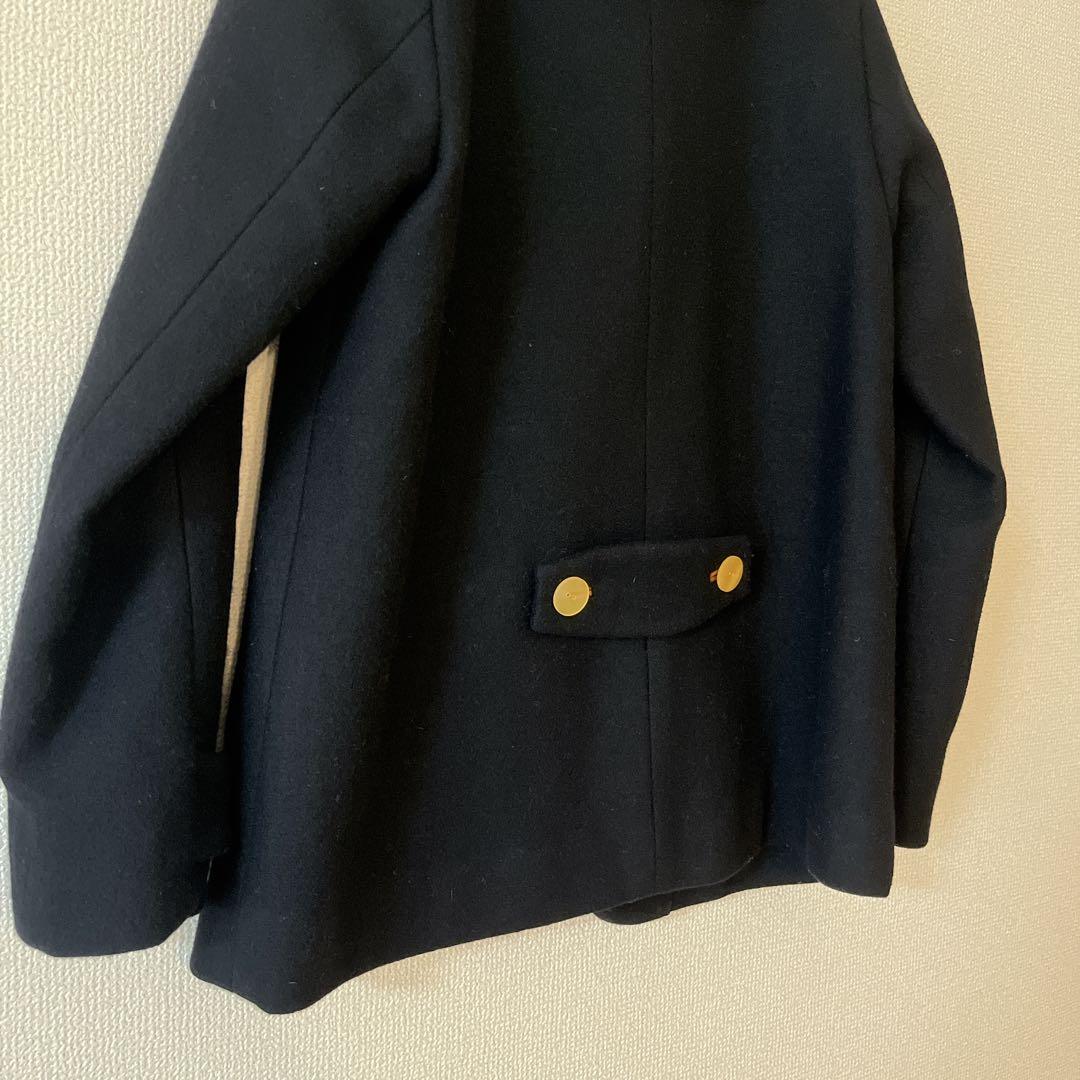 美品】パラスパレス ダークネイビー ウール ミドル ジャケット M