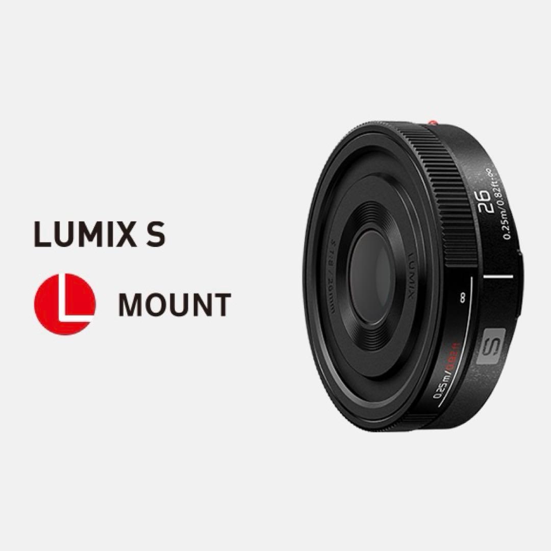 Panasonic LUMIX S 26mm F8 SR26 パンケーキ レンズ 長期5年保証付】パナソニック(Panasonic) LUMIX S 26mm F8 S-R26