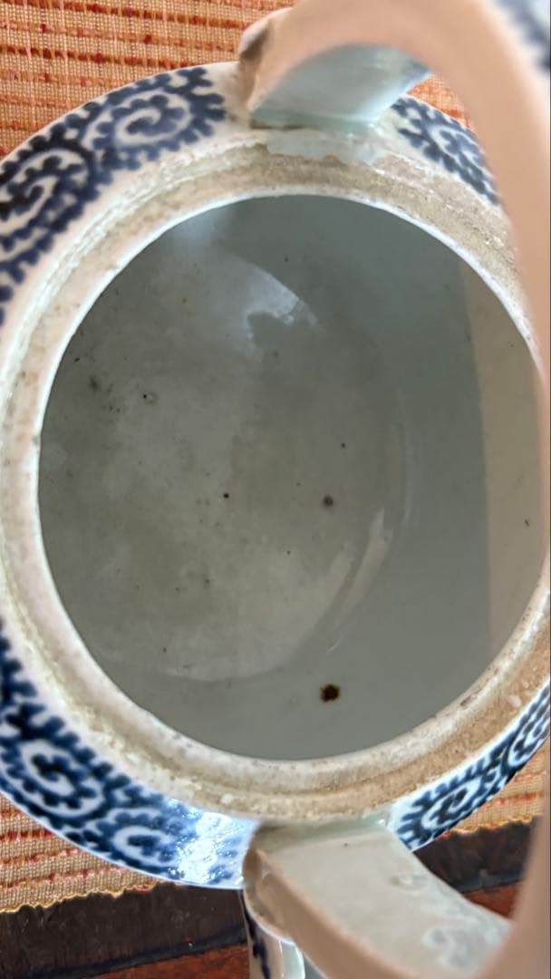 古民具 古伊万里 酒注 水柱 染付 蛸柄 5弁花 江戸時代 骨董 - メルカリ