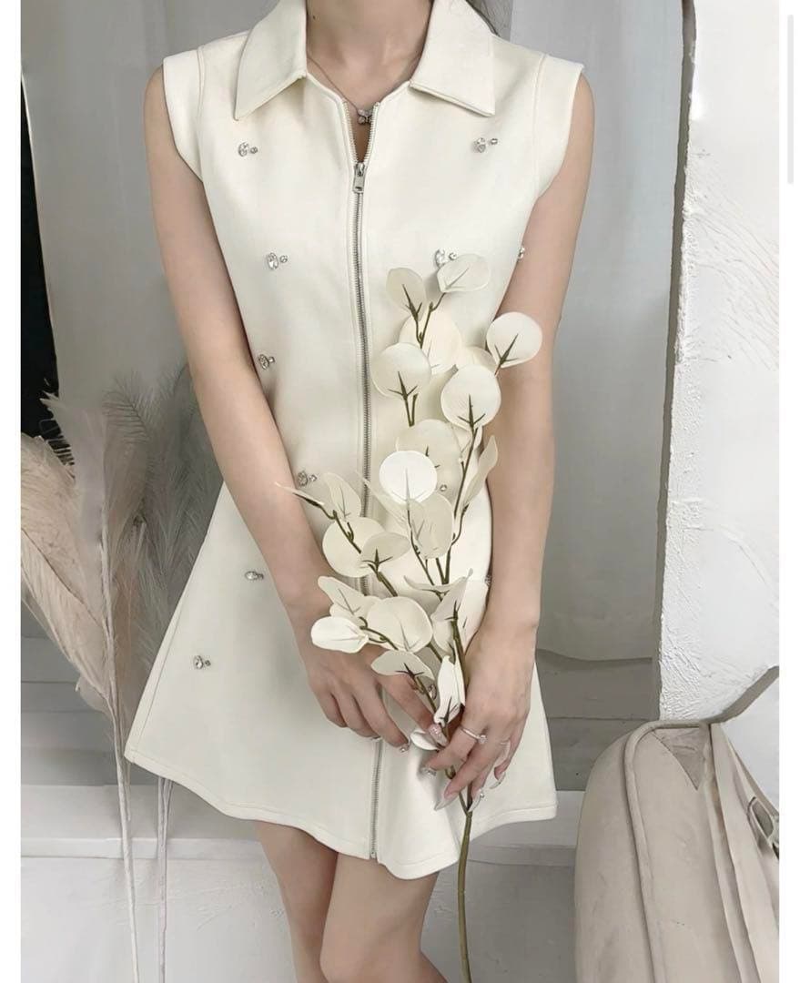 lumignon ワンピース Lumignon original ♥ white lace sheer long op | Lumignon