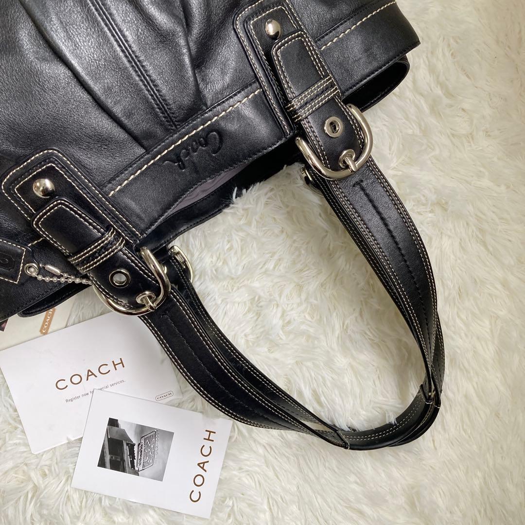 vintage coach archive プリーテッド ミニボストン 大容量 - メルカリ