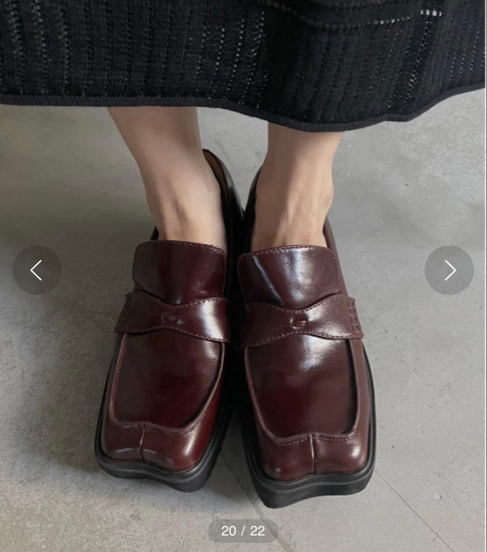 ameri WAVE CUTTING PLATFORM アメリ ローファー Ameri（アメリ）の「WAVE CUTTING PLATFORM LOAFER（ローファー）」 - WEAR