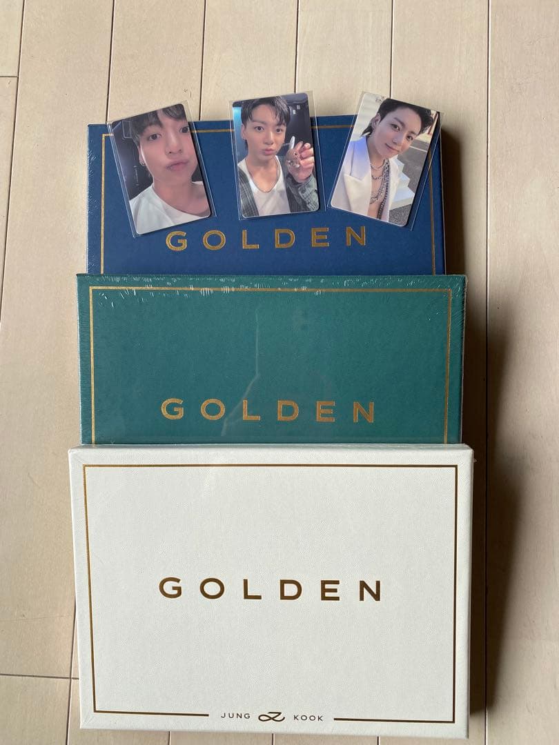 【特典トレカ付き】 BTS ジョングク　ソロアルバム GOLDEN　3点セット Amazon.com: [Set] BTS JUNGKOOK GOLDEN 1st Solo Album 3 Ver Set