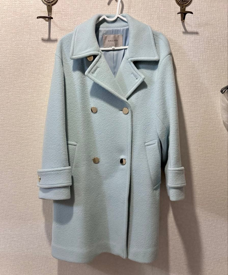 JUSGLITTY スタンダードPコート ブルーミント S - メルカリ