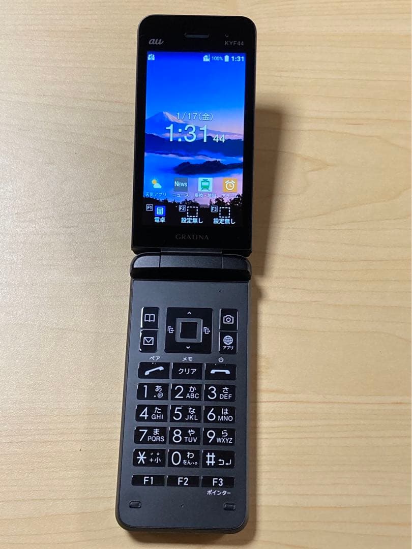 希少 GRATINA KYF44 カメラレス au SIMフリー 法人 U3 - メルカリ