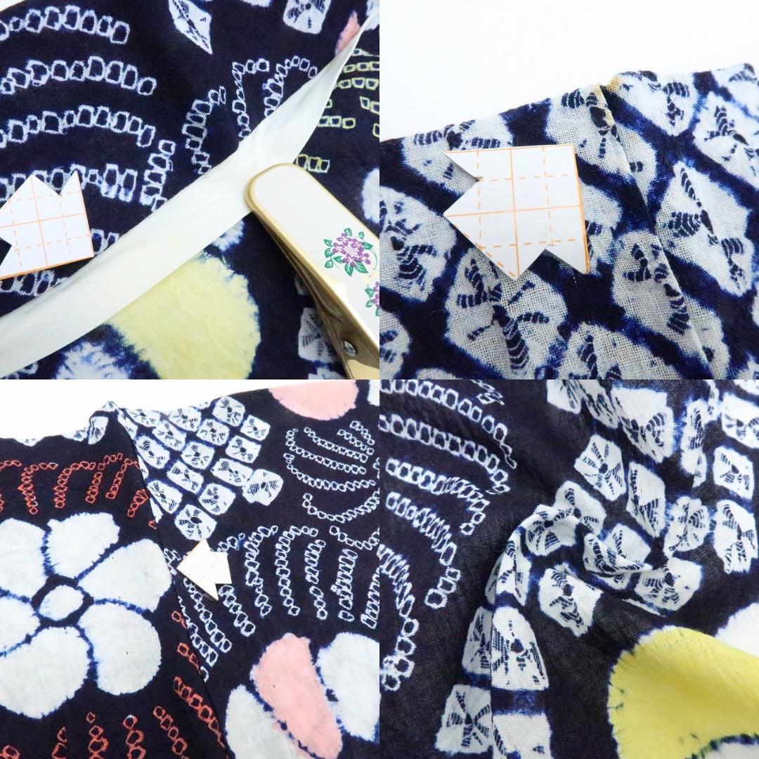 専用Y3423◇美品 有松鳴海絞り 綿 居敷当て付 手縫い 高級浴衣 - メルカリ