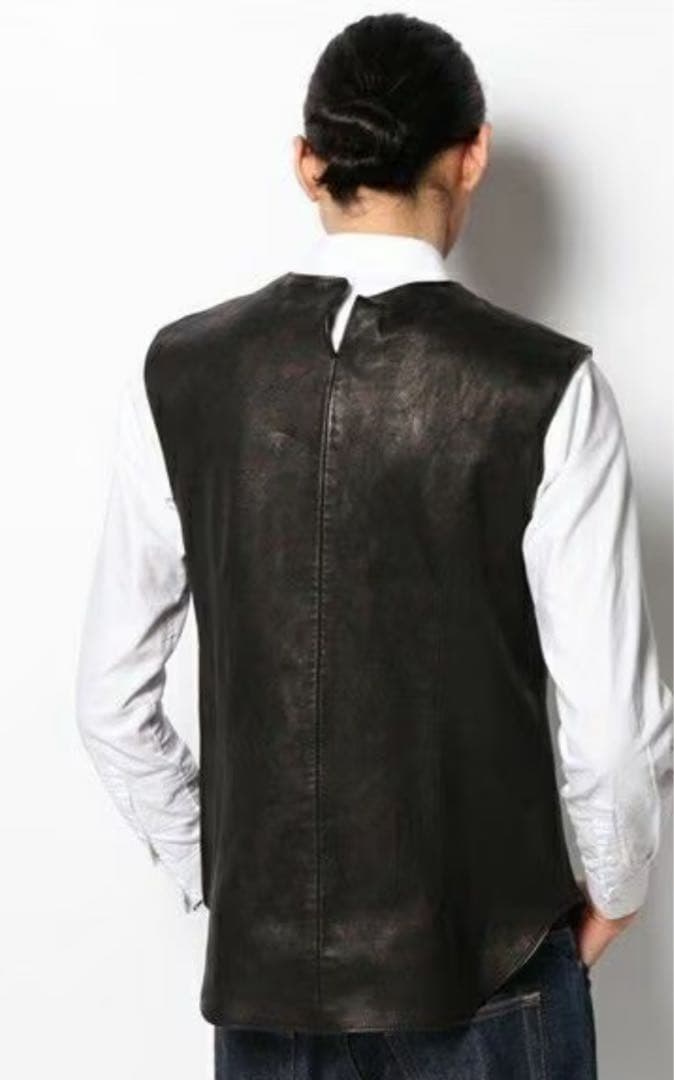 johnbull ジョンブル ホースレザーベスト 黒 品番12401 - メルカリ