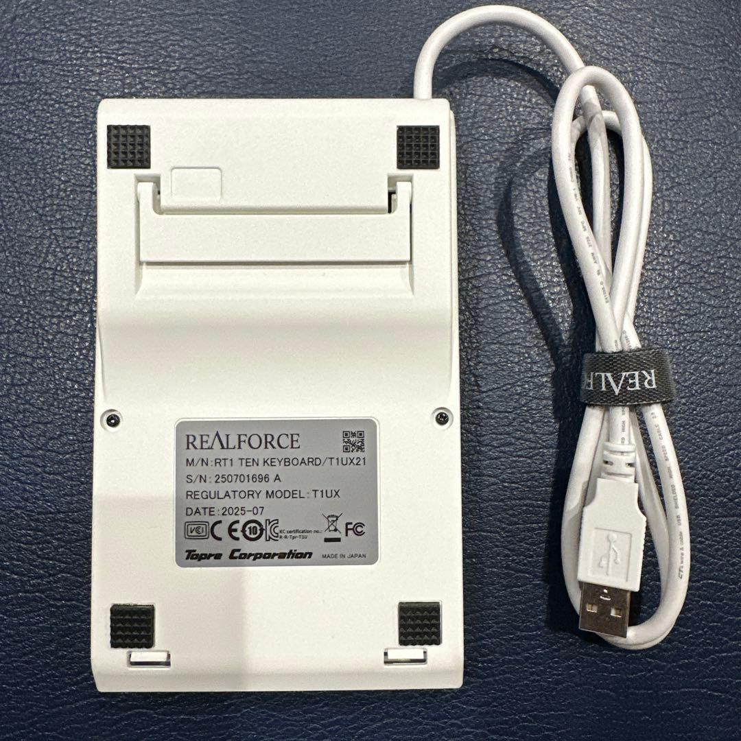 東プレ REALFORCE RT1 テンキー リアルフォース ホワイト - メルカリ