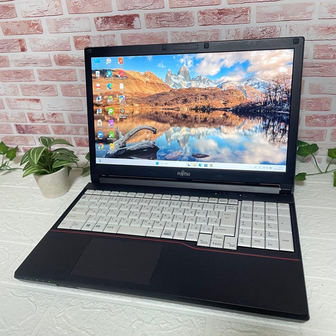 ★美品SSD128GB メモリ8GB★A574/M 高解像度 ノートPC291 LIFEBOOK A 富士通Fujitsu Lifebook A574/M Win11Pro 第4世代 Core i5