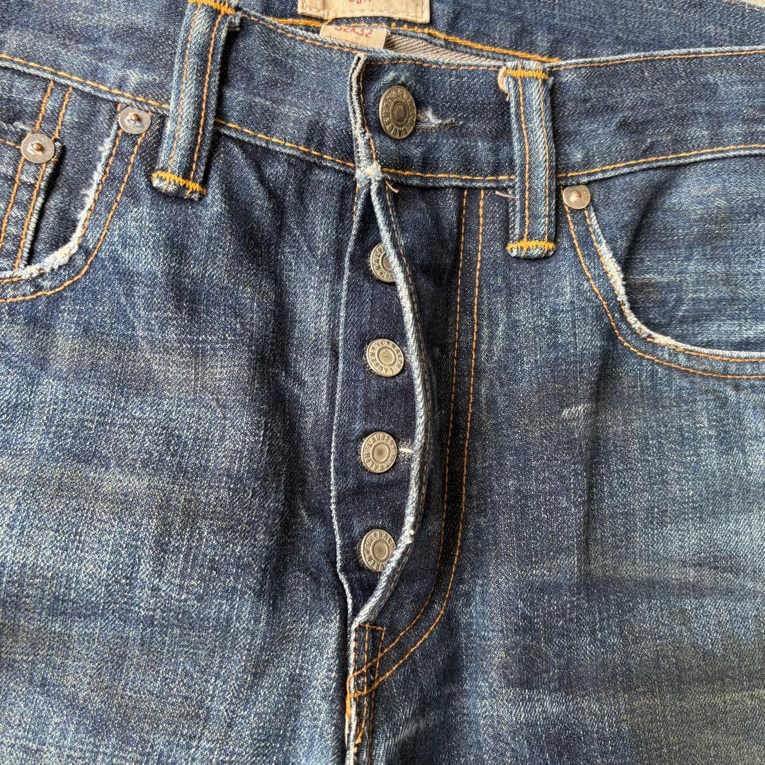 名作】RRL CRUSH JEANS ダメージ インディゴ デニムパンツ 32 - メルカリ