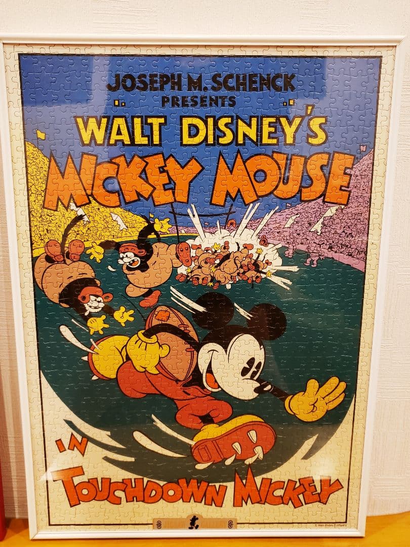 ディズニー パズル ミッキーマウス ジグソーパズル 完成品 セット レア